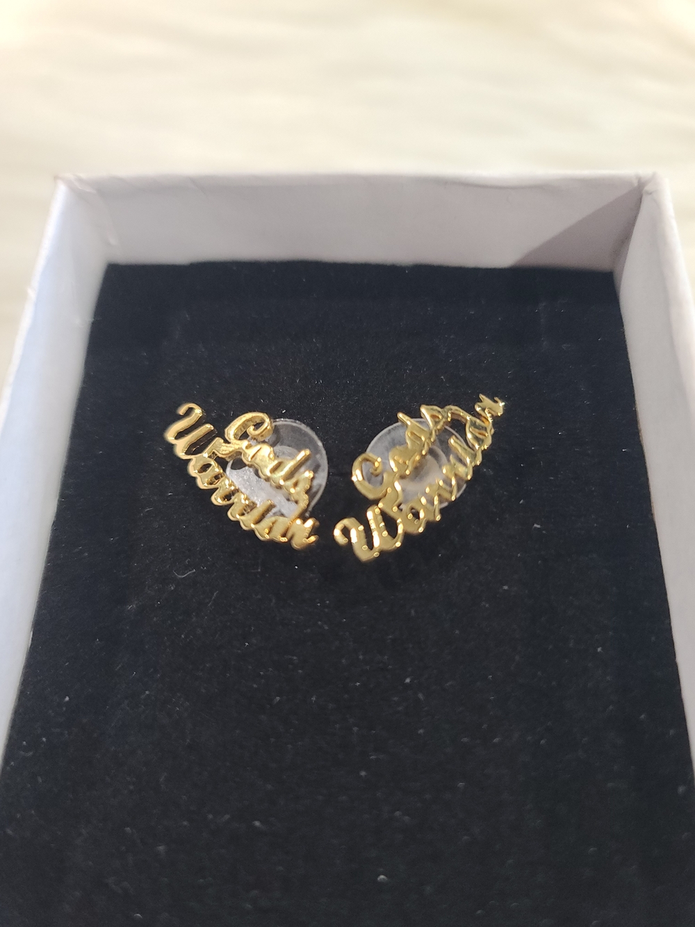 "Goods Warrior" 24K Gold plated stud earrings